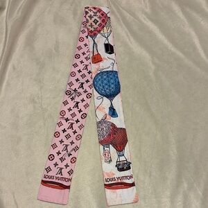 Fashion Logo Bag Or Hair Scarf Silk